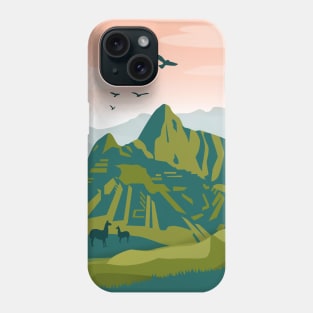 Machu Picchu by Cindy Rose Studio Phone Case