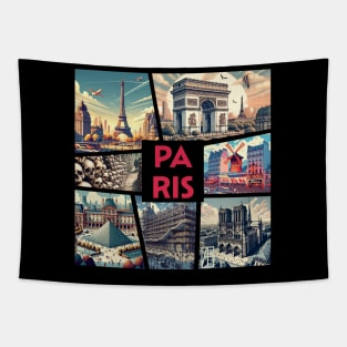 FRENCH CITY - PARIS - TRAVEL -1 Tapestry