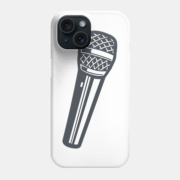 Microphone Phone Case by ShirtyLife