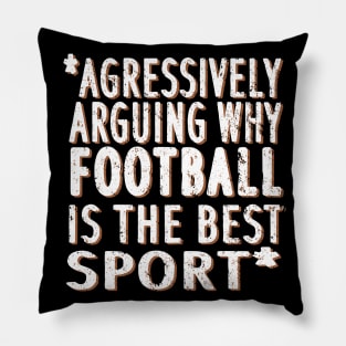 American football tackle quarterback gift idea Pillow