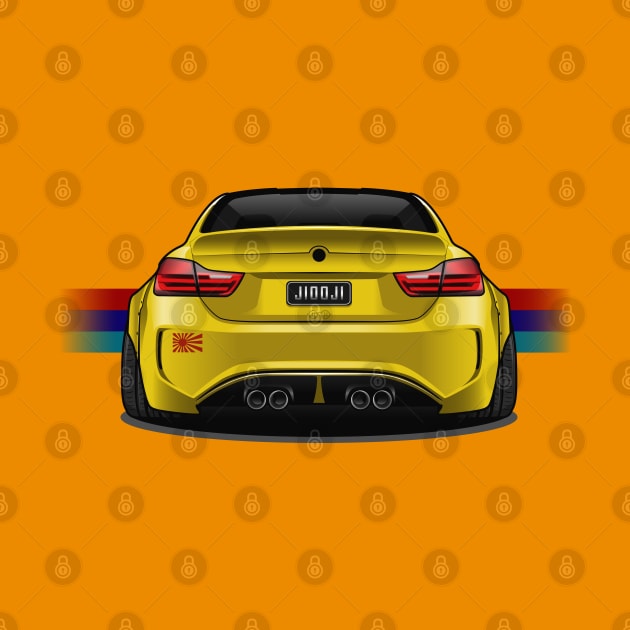 M4 Coupe Wide Body Kit (Yellow) by Jiooji Project