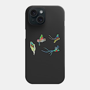 Quetzal Collection! Hand Painted Watercolor Quetzals Phone Case