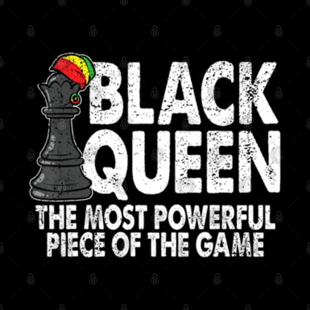 Black Queen The Most Powerful Piece Black History Month by marchizano