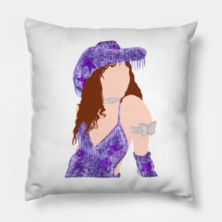 Purple Star Chappell Roan GUTS Tour Fit Sticker Pillow