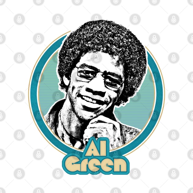 Al Green / Retro Aesthetic 70s Style Fan Design by DankFutura