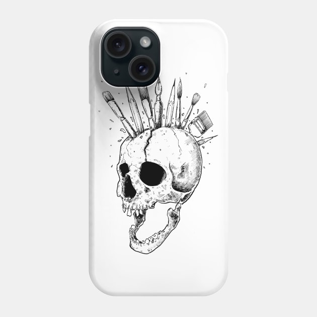 Skull Phone Case by rudoi