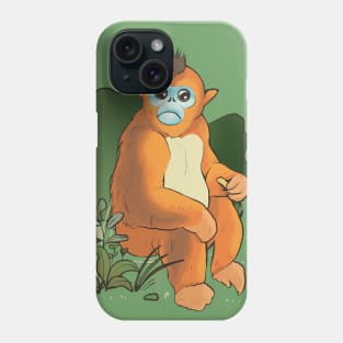 Cute golden monkey Phone Case