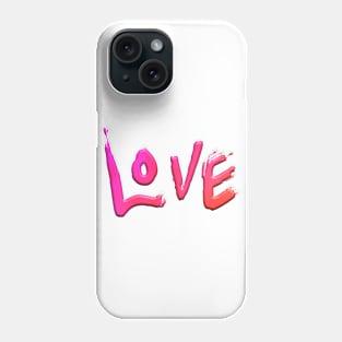 Pink Love 3D Phone Case