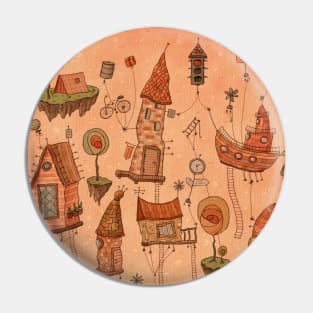 The Floating Village Pin