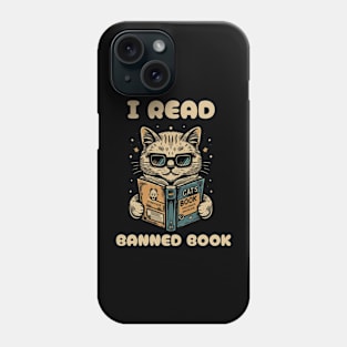 I read banned books Phone Case