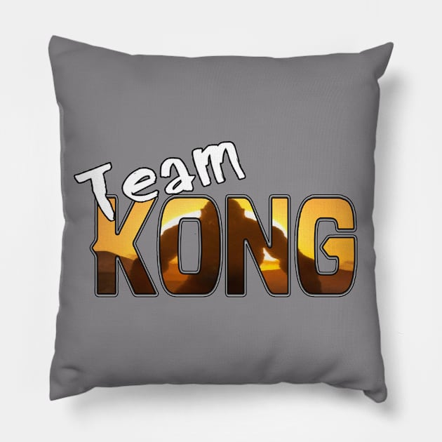 Team Kong Pillow by BackAlly Horror