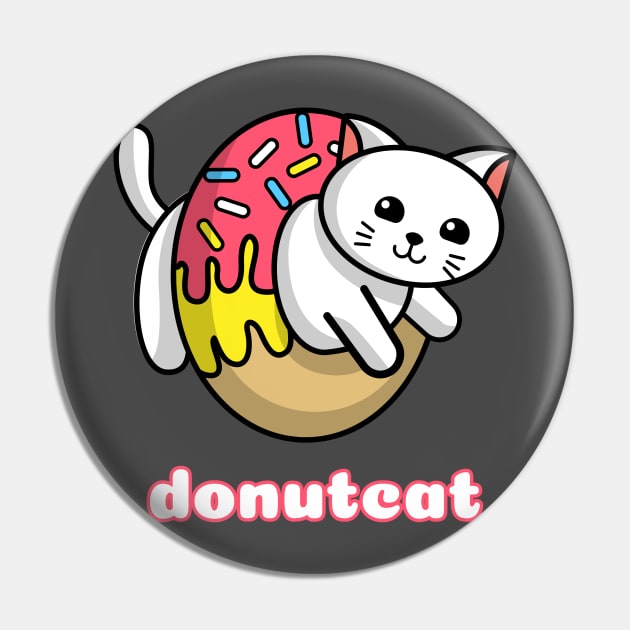 Donut Cat Pin by Araf Color