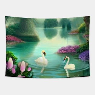 Swan Lake Tapestry