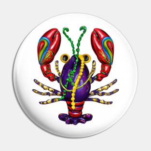 Mardi Gras Crawfish #2 Pin