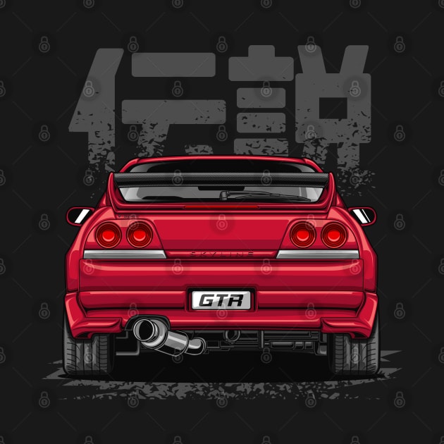 Monster Skyline GTR R33 (Candy Red) by Jiooji Project