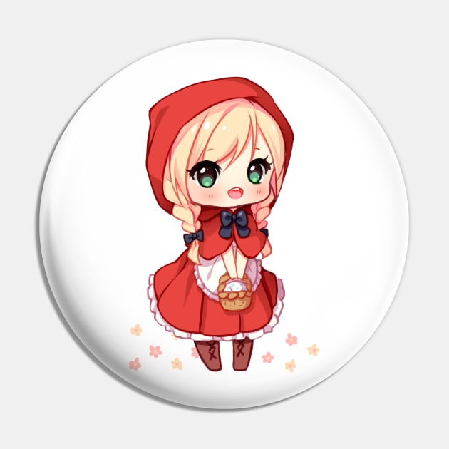 Little red ridding hood Pin by Hyanna