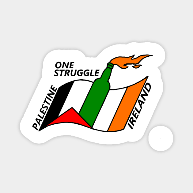 Free Palestine - Free Ireland Magnet by RichieDuprey