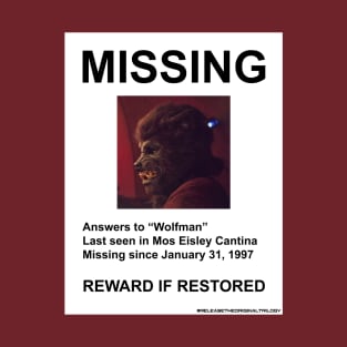 Missing Wolfman T-Shirt