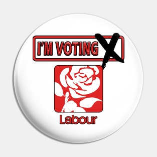 I'm Voting Labour Pin