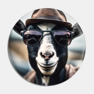 funny goat Pin