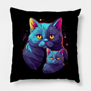 British Shorthair Fathers Day Pillow