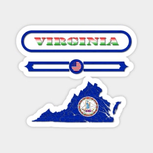 VIRGINIA STATE, UNITED STATES, USA. SAMER BRASIL Magnet