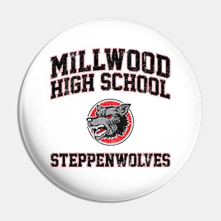 Millwood High School Steppenwolves (Variant) Pin