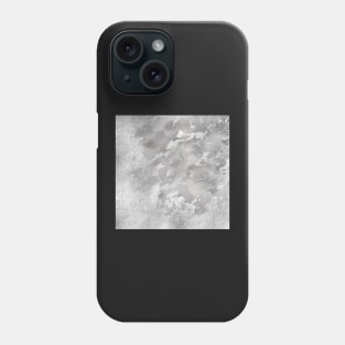 Grey Gray Silver Glitter Marble Dark Moody Vibes Aesthetic Pattern Phone Case