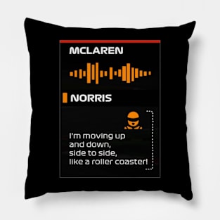 Lando Norris Quote Pillow