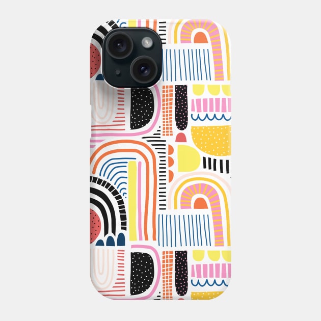 Bright Collage Phone Case by Sandra Hutter Designs