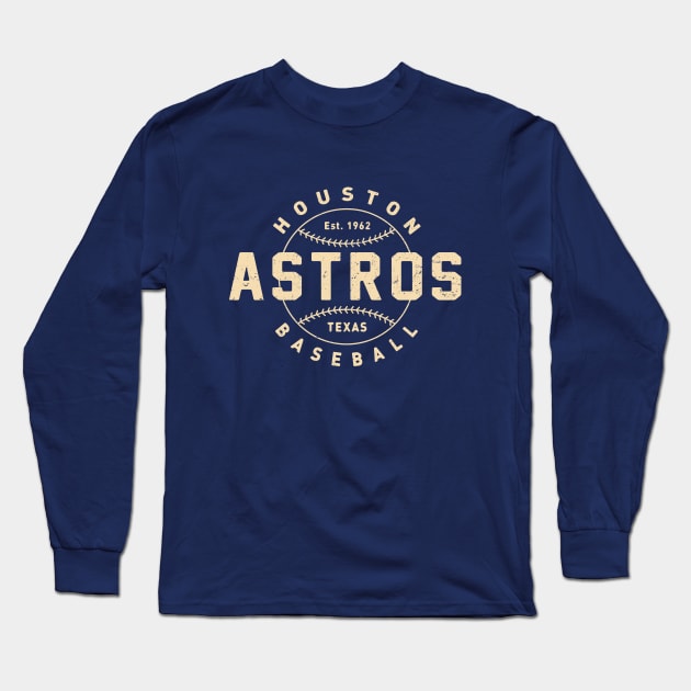 Throwback Houston Astros 2 by © Buck Tee Originals - Houston Astros - Long  Sleeve T-Shirt