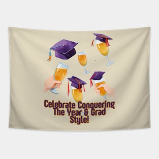 School's out, Graduated... Nap Time! Class of 2024, graduation gift, teacher gift, student gift. Tapestry