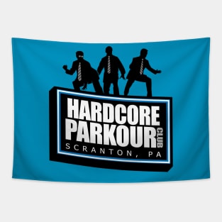 Hardcore Parkour Club Tapestry