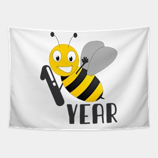 First birthday - bee - 1 year Tapestry