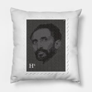 Haile Selassie Stamp Pillow