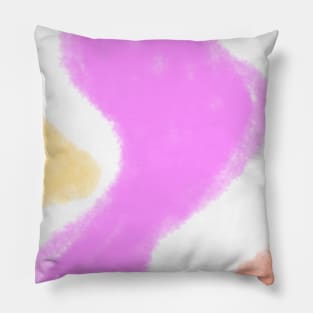 Colorful watercolor abstract texture Pillow