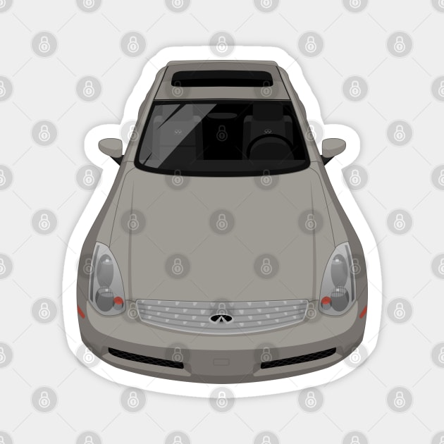 G35 Coupe 3rd gen 2003-2007 - Dessert Platinum Magnet by jdmart