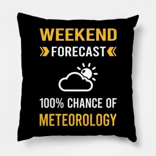 Weekend Forecast Meteorology Meteorologist Pillow