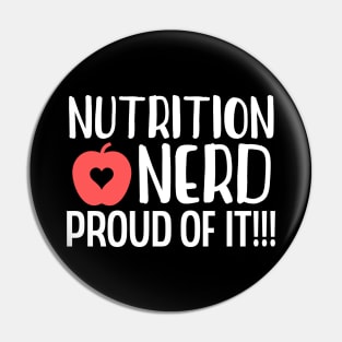 Nutrition Nerd Pin