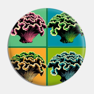 Pop Lettuce Coral - Cool Underwater Pin