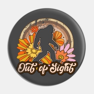 Groovy Bigfoot Pin