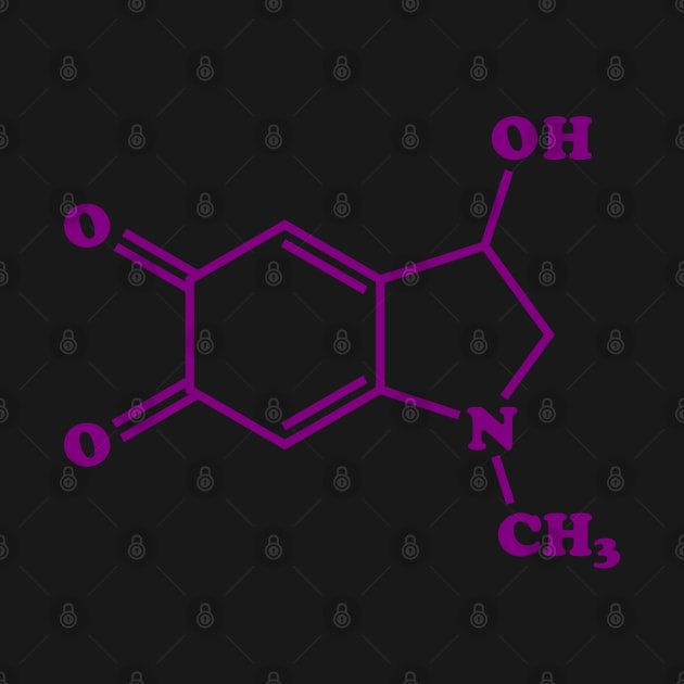 Adrenochrome Molecular Chemical Formula by tinybiscuits