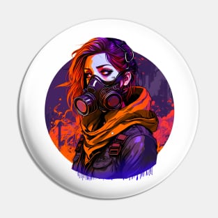 Industrial girl Pin