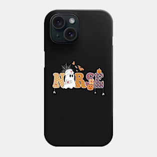 Halloween Nurse Ghost Cute Health Worker Halloween Pattern Phone Case