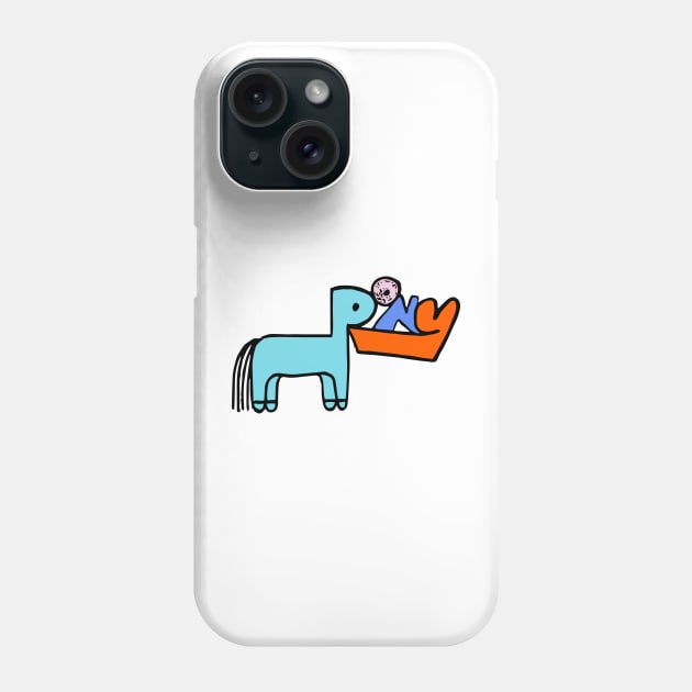 rex orange county who cares -pony -blue Phone Case by Pop-clothes