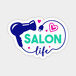 Cute Salon Life Hair Stylist Hairdresser Art Magnet