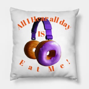 Eat Me Donut Pillow