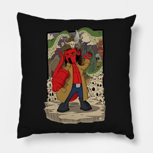 Hellboy Chibi Pillow