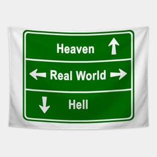 HEAVEN,REAL WORLD & HELL Tapestry