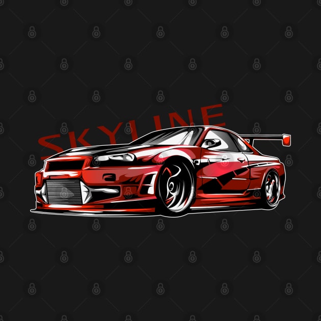 skyline R34 by hypersporttv